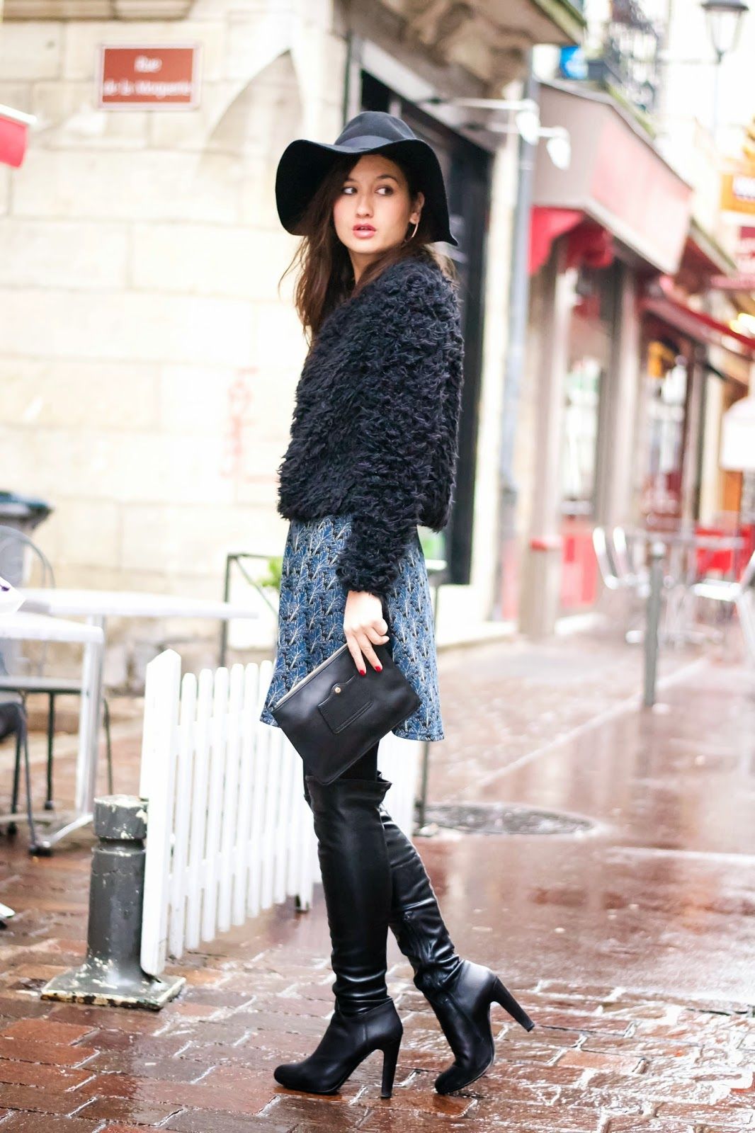 How to wear over the knee boots