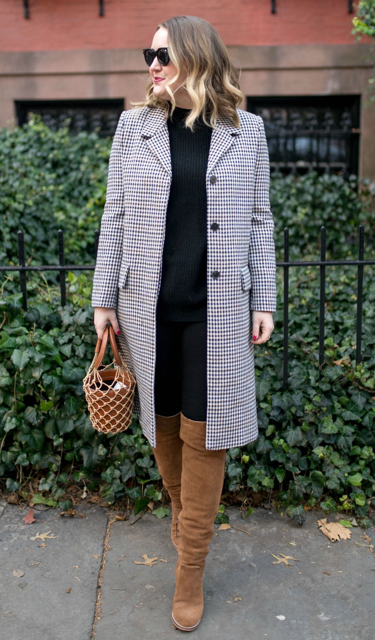 Houndstooth Coat I wit & whimsy