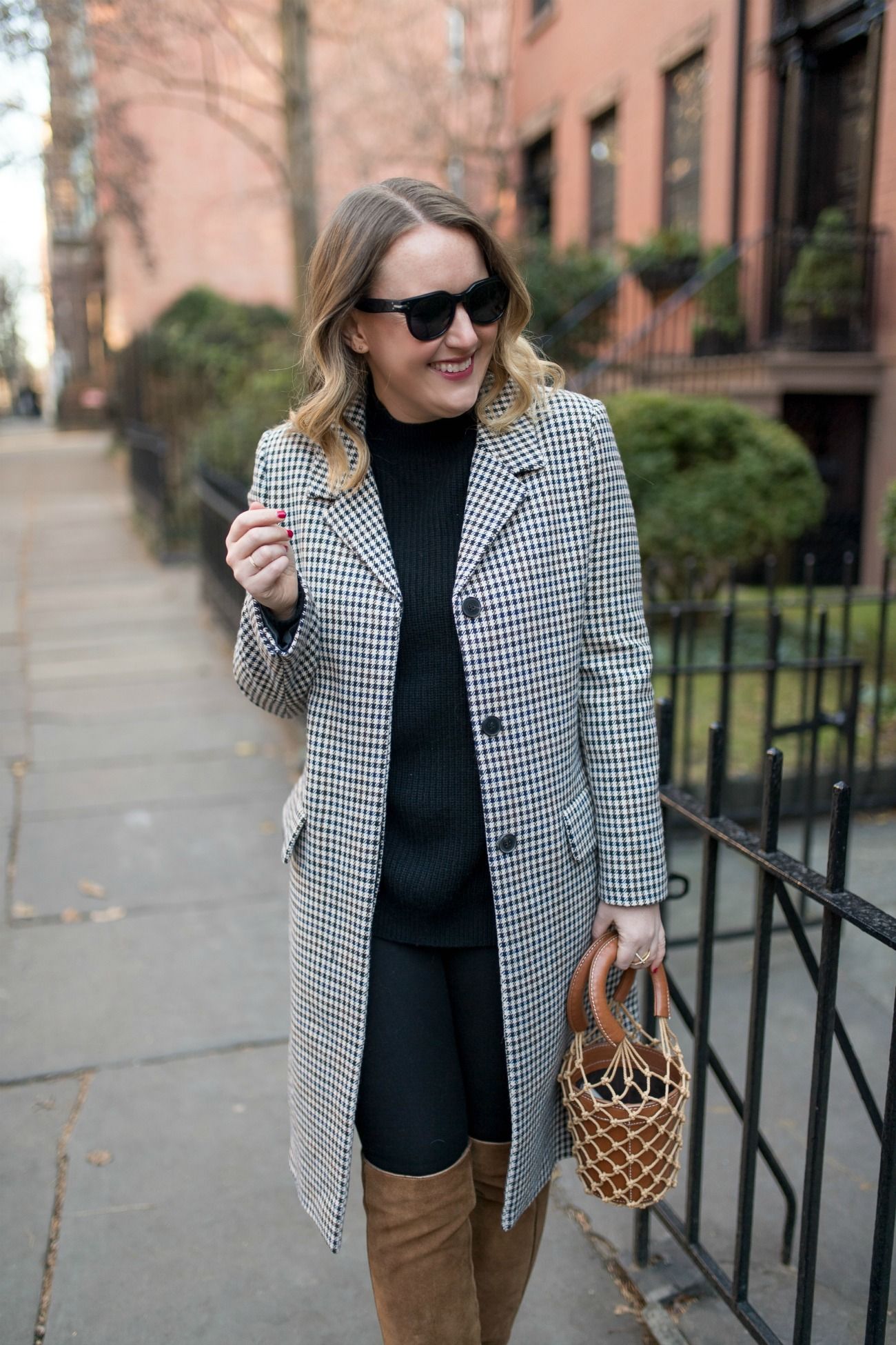 Houndstooth Coat I wit & whimsy