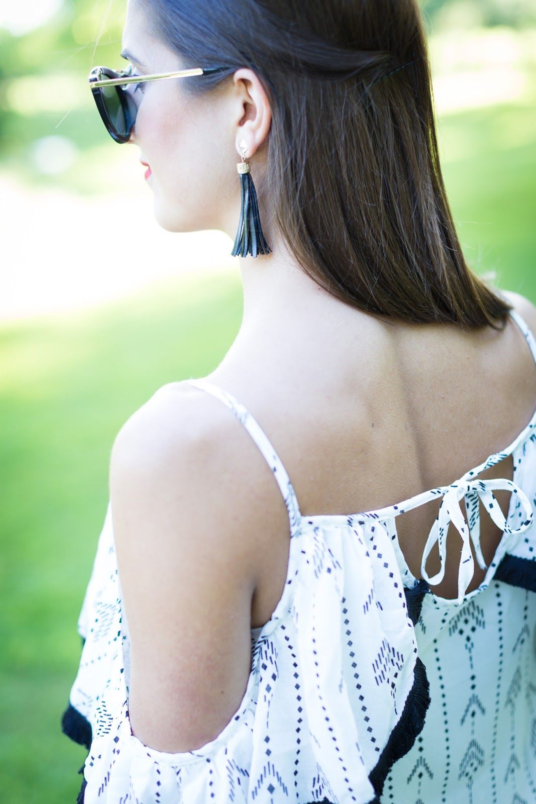 baublebar tassel earrings // A Southern Drawl