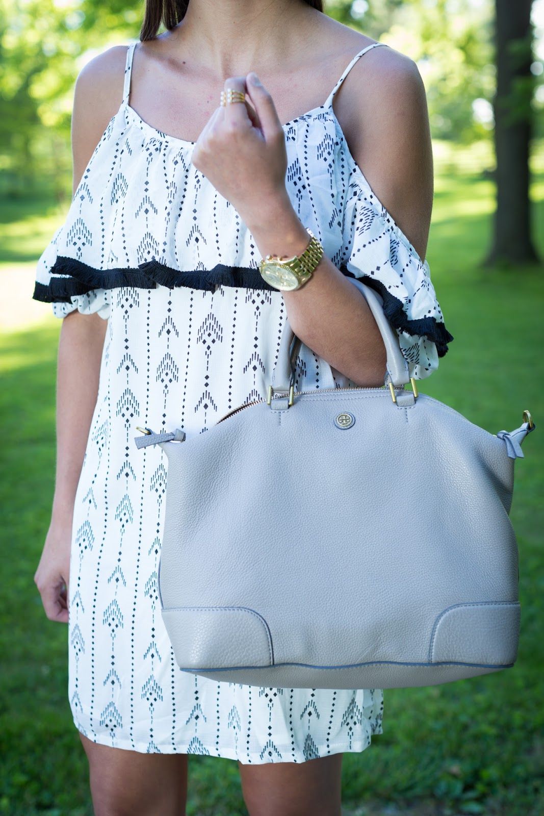 Ruffle dress // A Southern Drawl