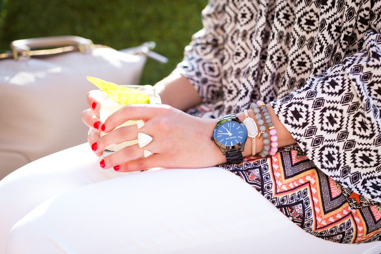arm stack, kendra scott, a southern drawl