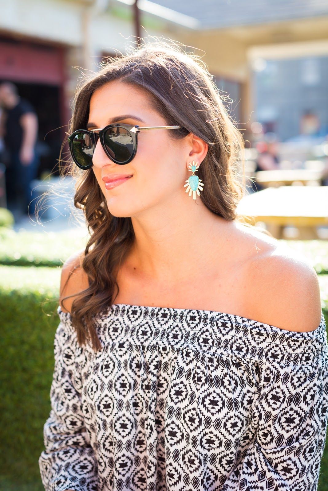 karen walker harvest, kendra scott earrings