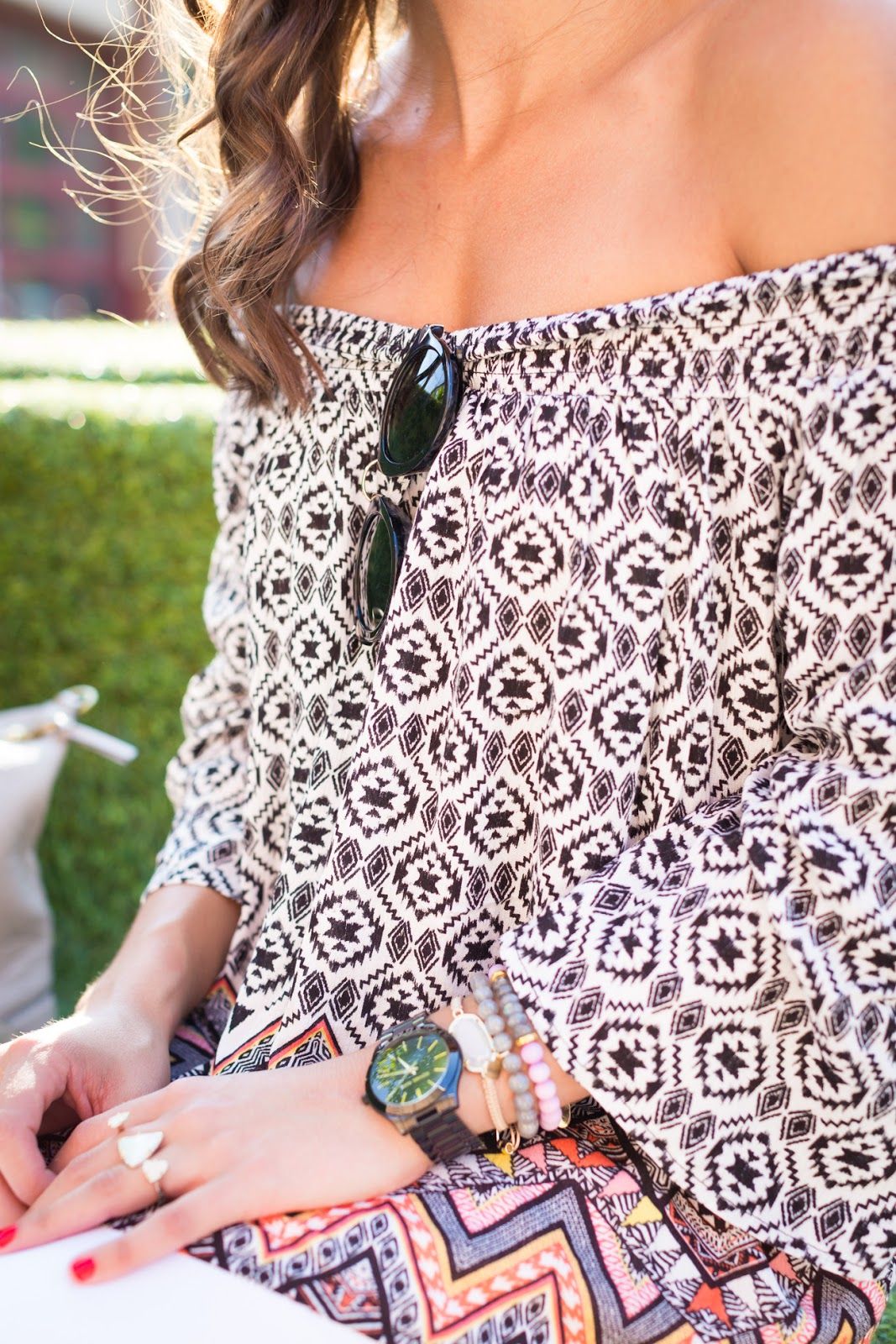 off the shoulder top