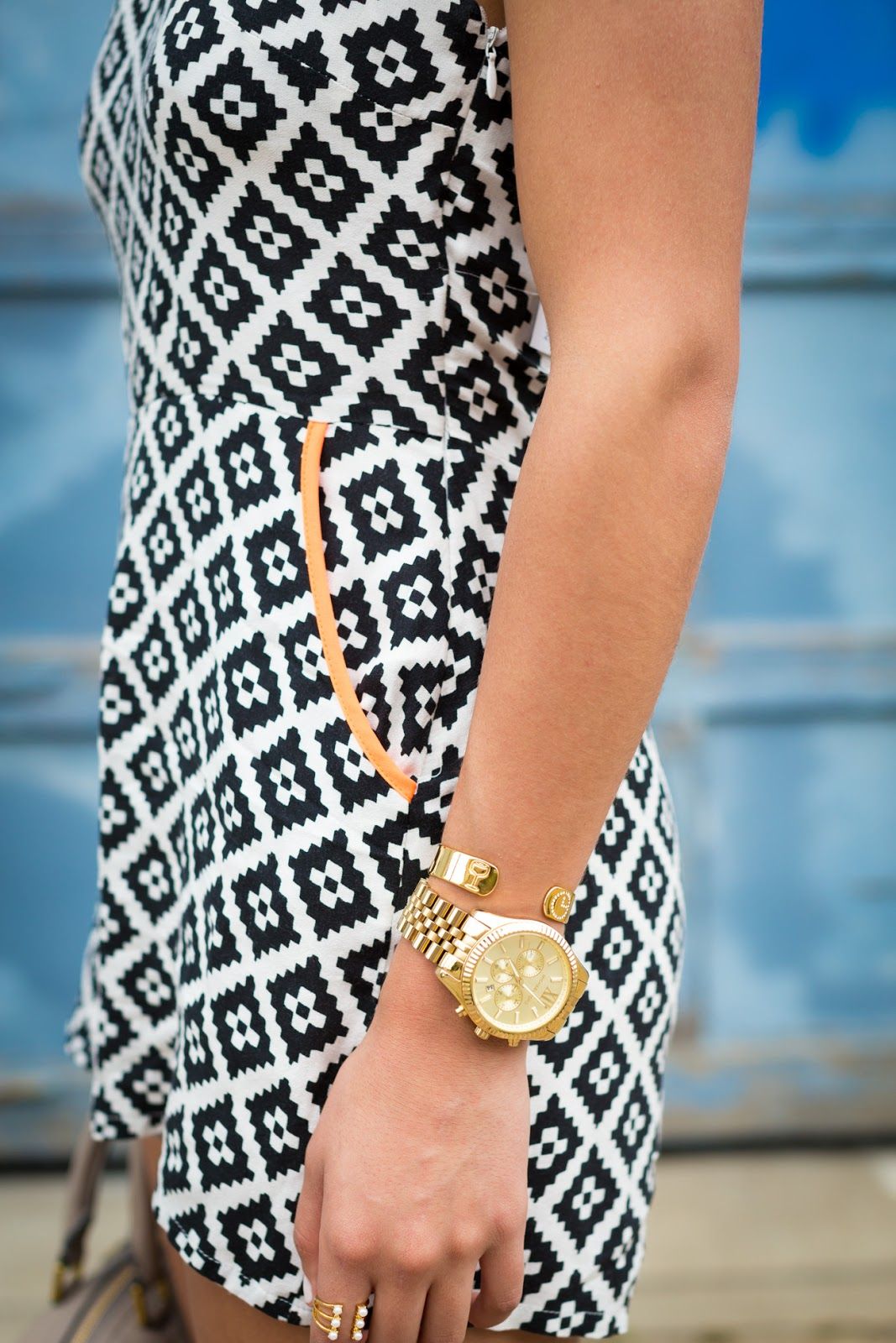 MinkPink Aztec Romper // A Southern Drawl
