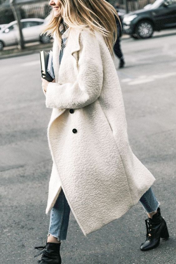 Ivory Oversized Coat