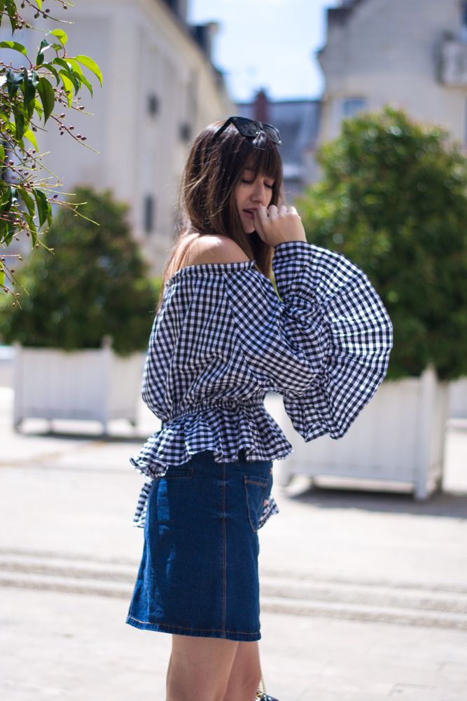 Vichy Top, Chicwish, Look of the day; blog mode paris, meet me in paree