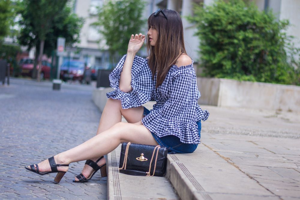 Vichy Top, Chicwish, Look of the day; blog mode paris, meet me in paree