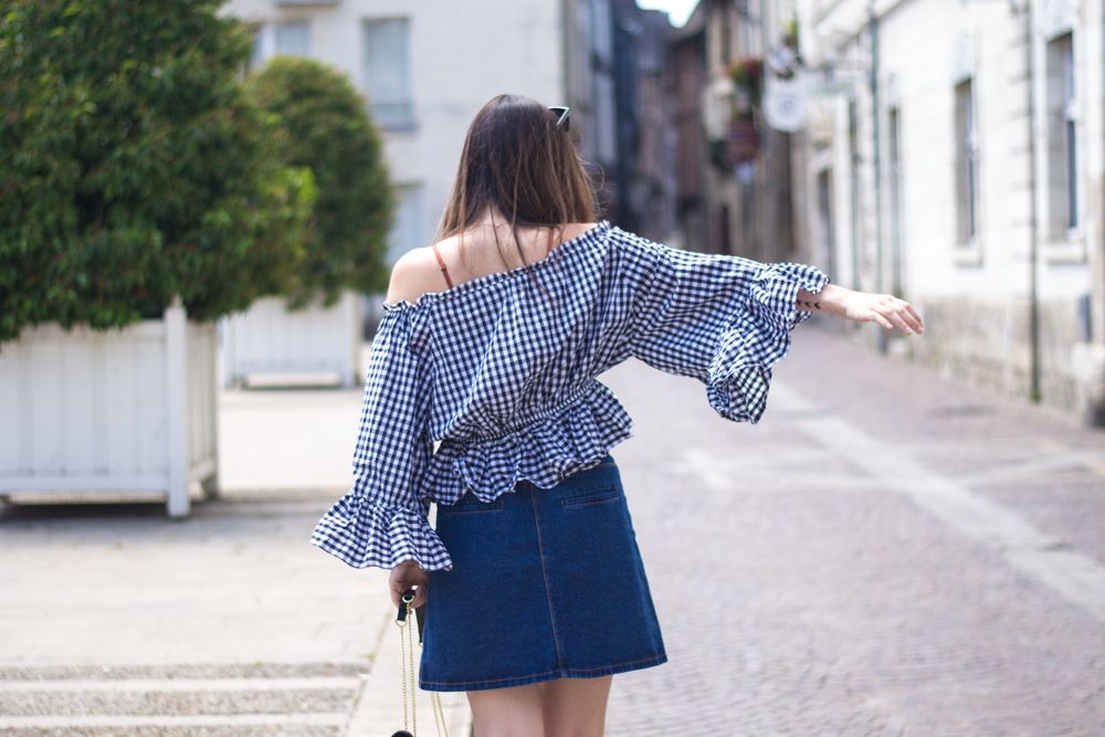 Vichy Top, Chicwish, Look of the day; blog mode paris, meet me in paree