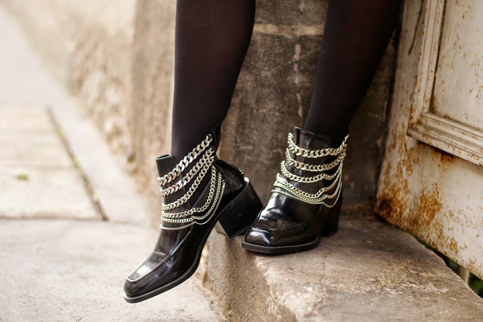 Chanel style boots