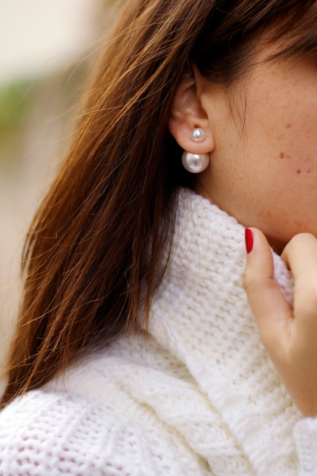 Dior style tribal earrings
