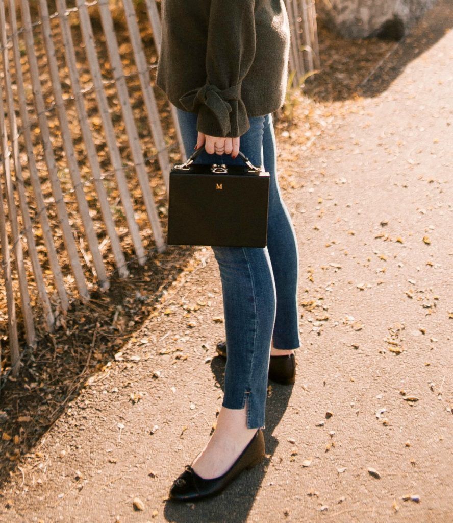Meghan Donovan of wit & whimsy wears Ann Taylor Sweater; Rag & Bone Hat