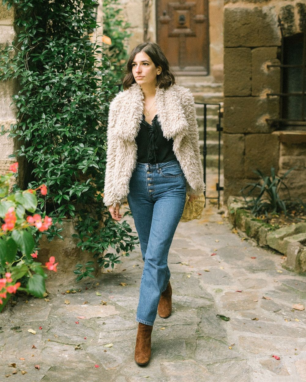 The best fluffy coat to wear all winter long