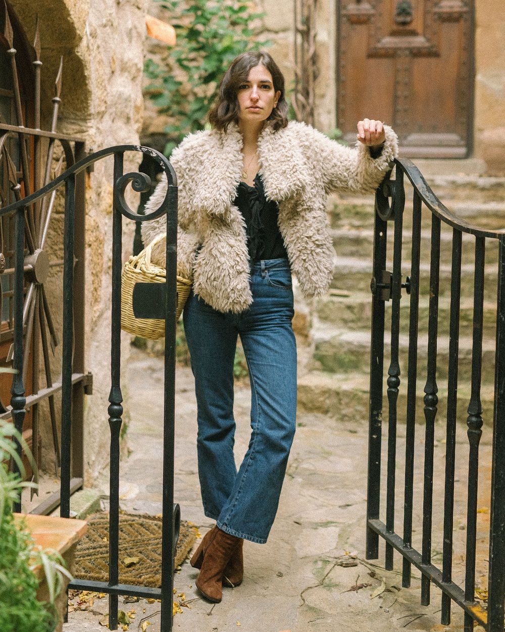 The best fluffy coat to wear all winter long