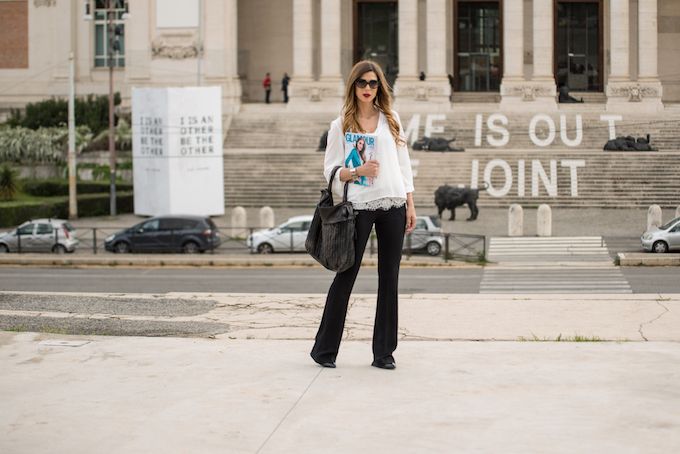 Black and White: il mio look per un lunedì di lavoro