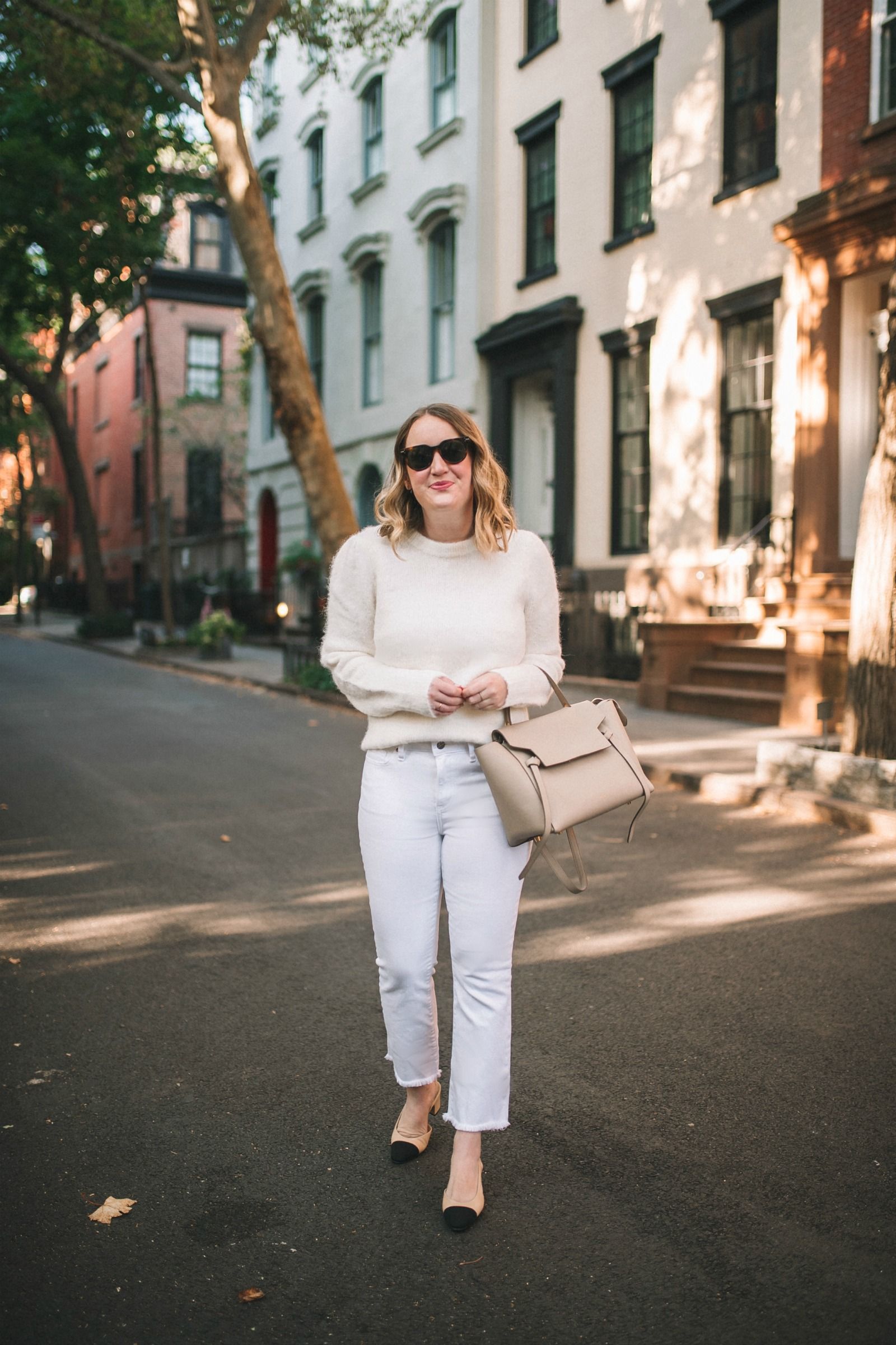 All White Fall Outfit I wit & whimsy