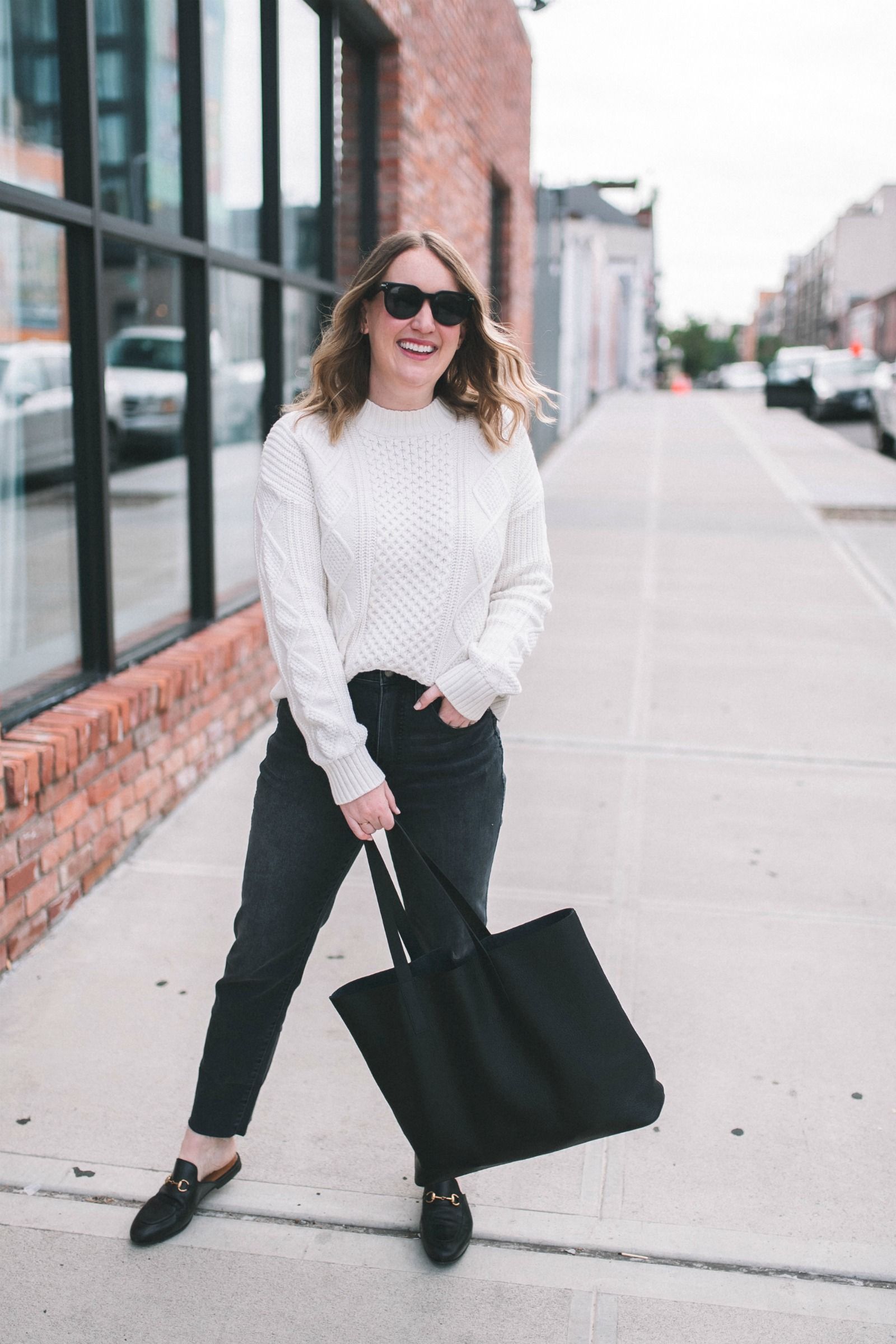 Classic Cable Knit Sweater I wit & whimsy