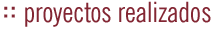 Proyectos realizados