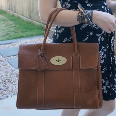 Hermes twilly Kelly en Calèche with Mulberry heritage bayswater oak nvt | away from the blue