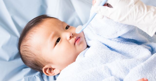 仕上げみがき,0歳,予防歯科,ハミガキ