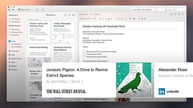 3 copy Evernote deviendra un système de notes et de présentation beaucoup plus puissant