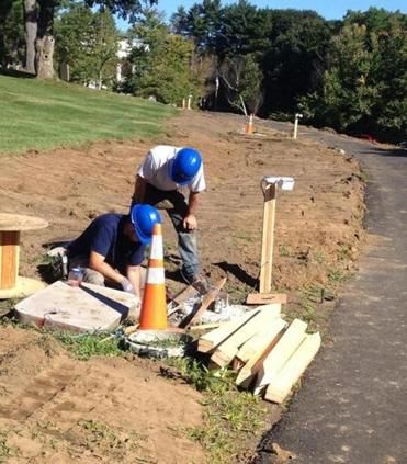 Workers prepared the “Great Walk,