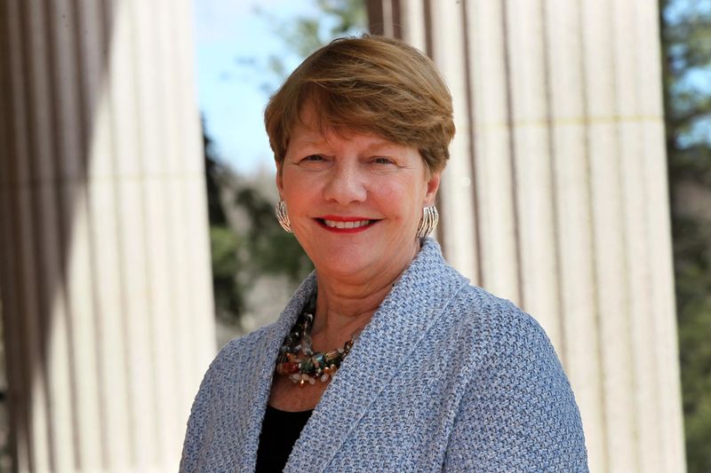 Antoinette Hays, a Waltham native, took over as Regis College president in 2011.
